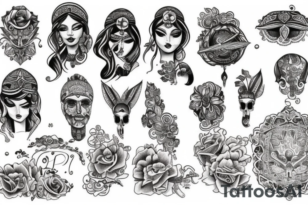 Gypsy tattoo idea