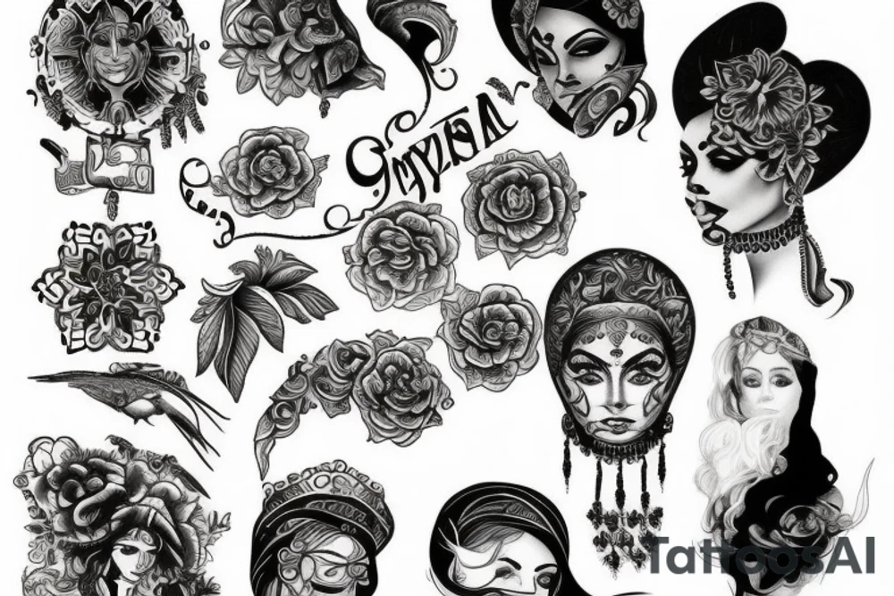 Gypsy tattoo idea