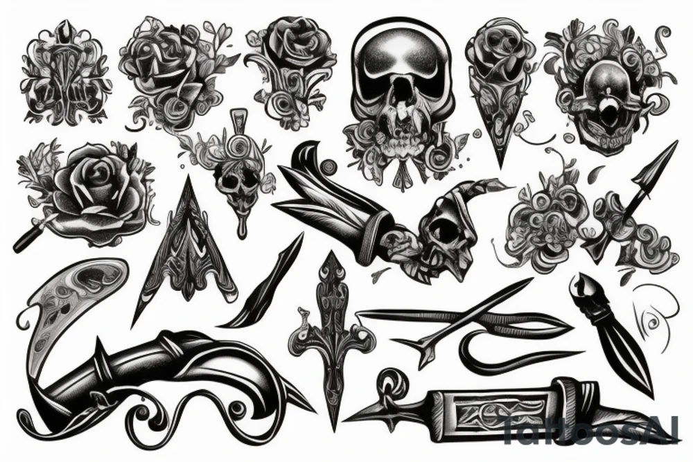 Dagger tattoo idea