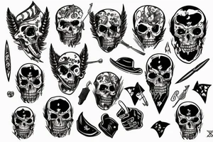 Dagger tattoo idea