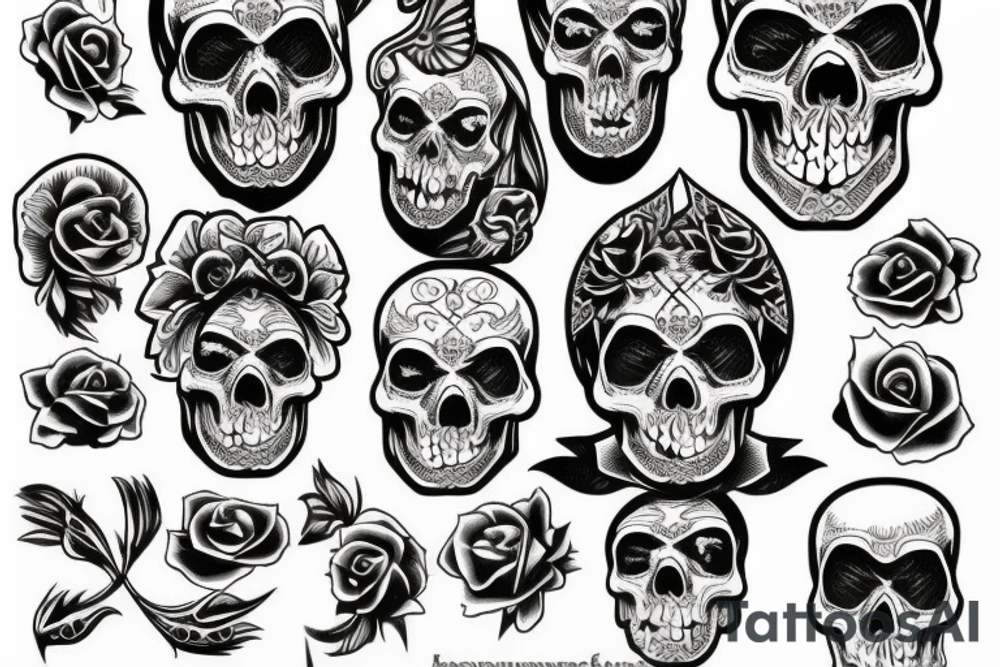 skull tattoo idea