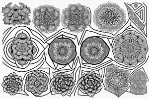 Mandala dotwork tattoo idea