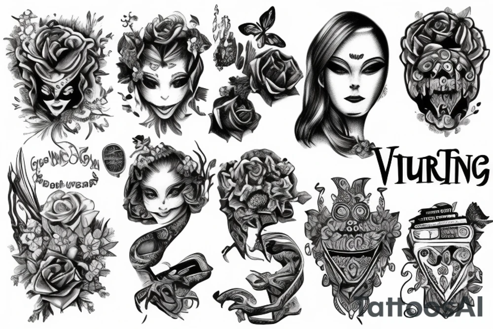 voluntary suffering tattoo idea