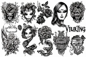 voluntary suffering tattoo idea