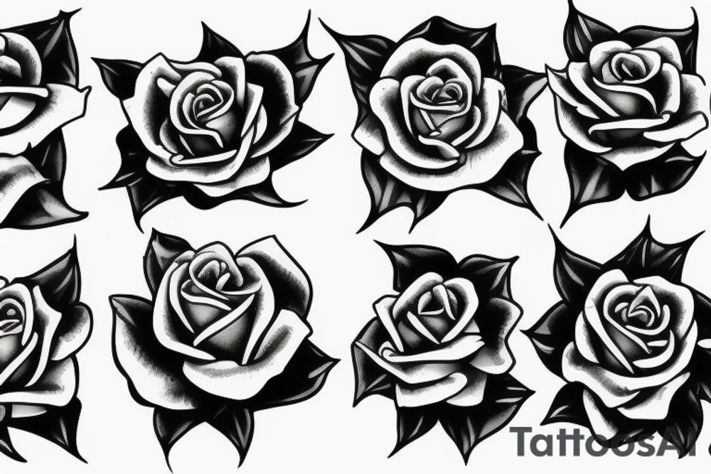 rose red tattoo idea