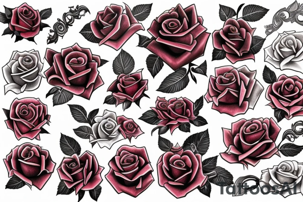 rose red big high resolution tattoo idea