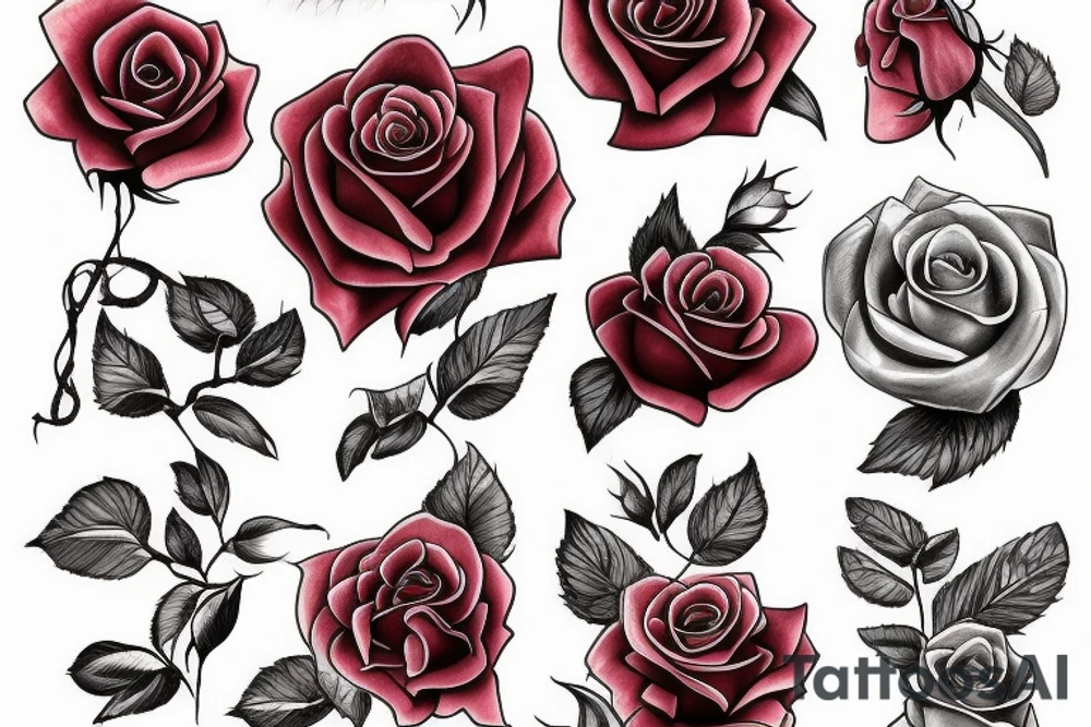 rose red big high resolution tattoo idea