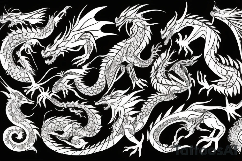 dragon tattoo idea