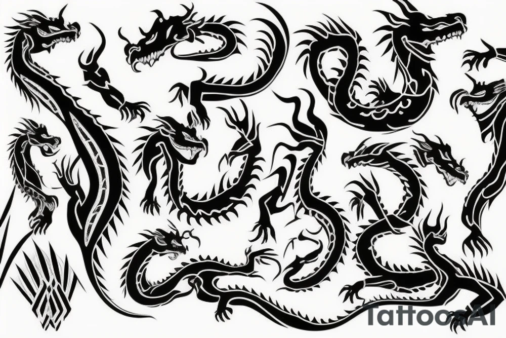 dragon tattoo idea