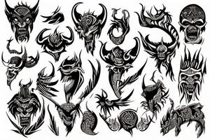demon tattoo idea