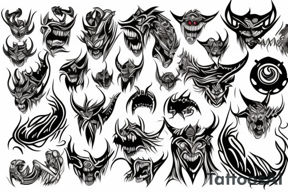 demon tattoo idea