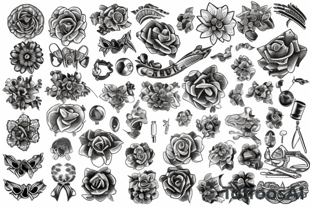 earring tattoo idea
