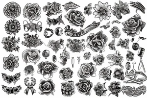 earring tattoo idea