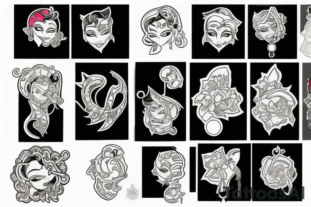 earrings tattoo idea