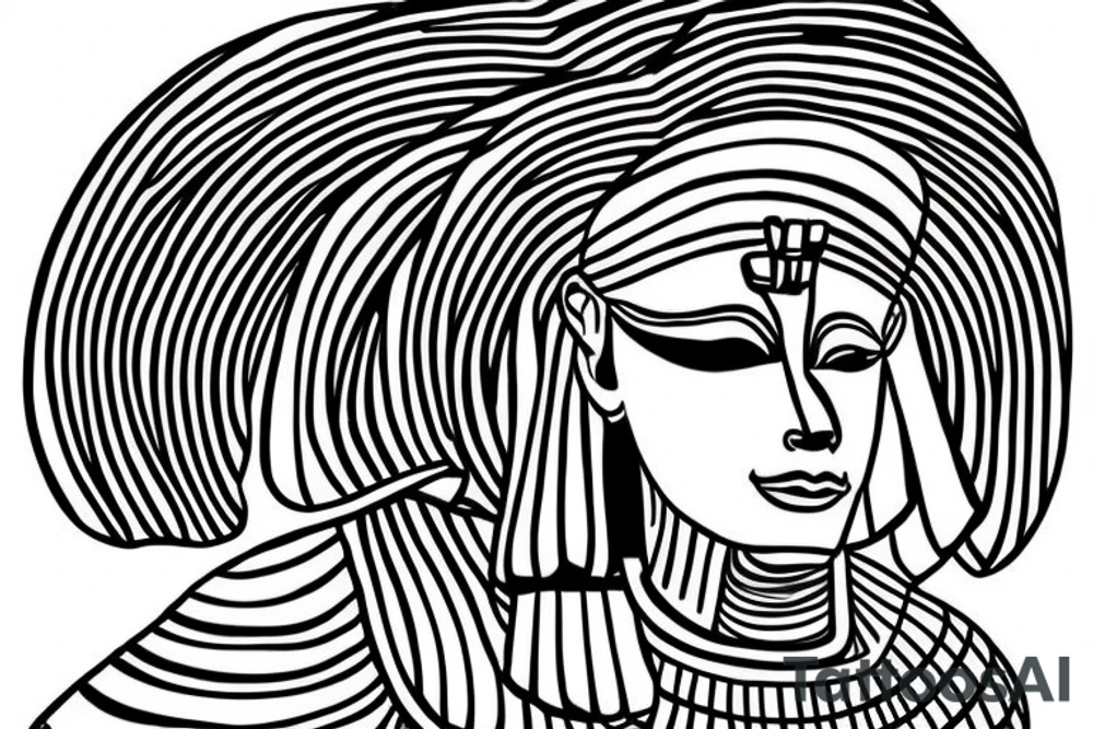 Great sphinx in from of great pyramids tattoo idea Great sphinx in from of great pyramids tattoo idea