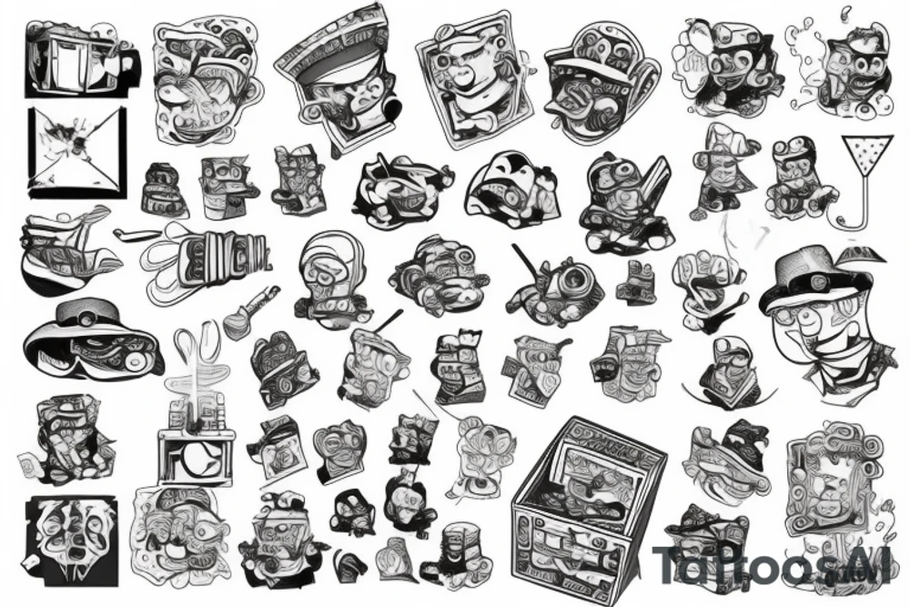 Bricklayer tattoo idea