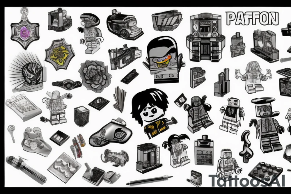 Lego tattoo idea