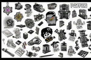Lego tattoo idea