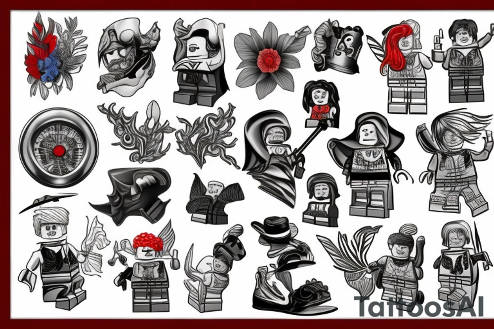 Lego tattoo idea