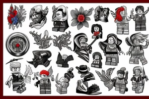 Lego tattoo idea