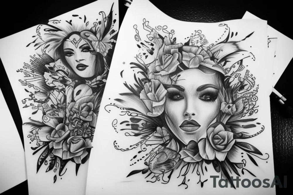 Albanian inspiref tattoo idea