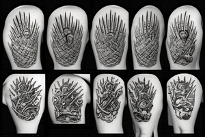 The iron throne in the red keep throne room tattoo idea