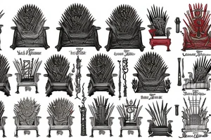 The iron throne in the red keep throne room tattoo idea