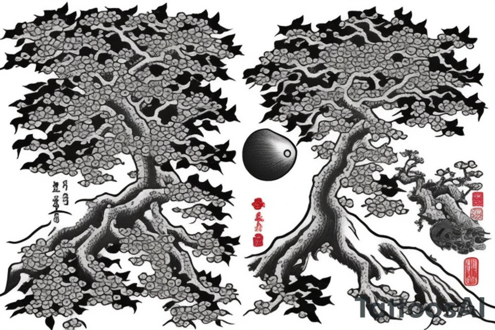 An apple tree tattoo idea