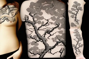 An apple tree tattoo idea