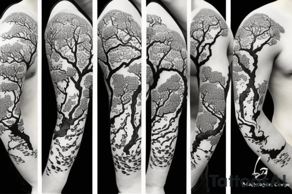 An apple tree tattoo idea