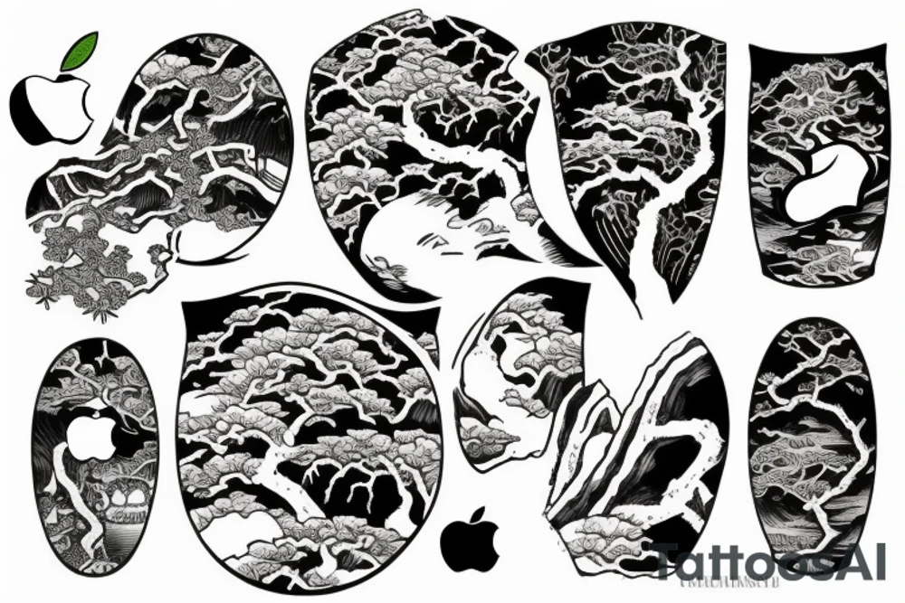 An apple tree tattoo idea