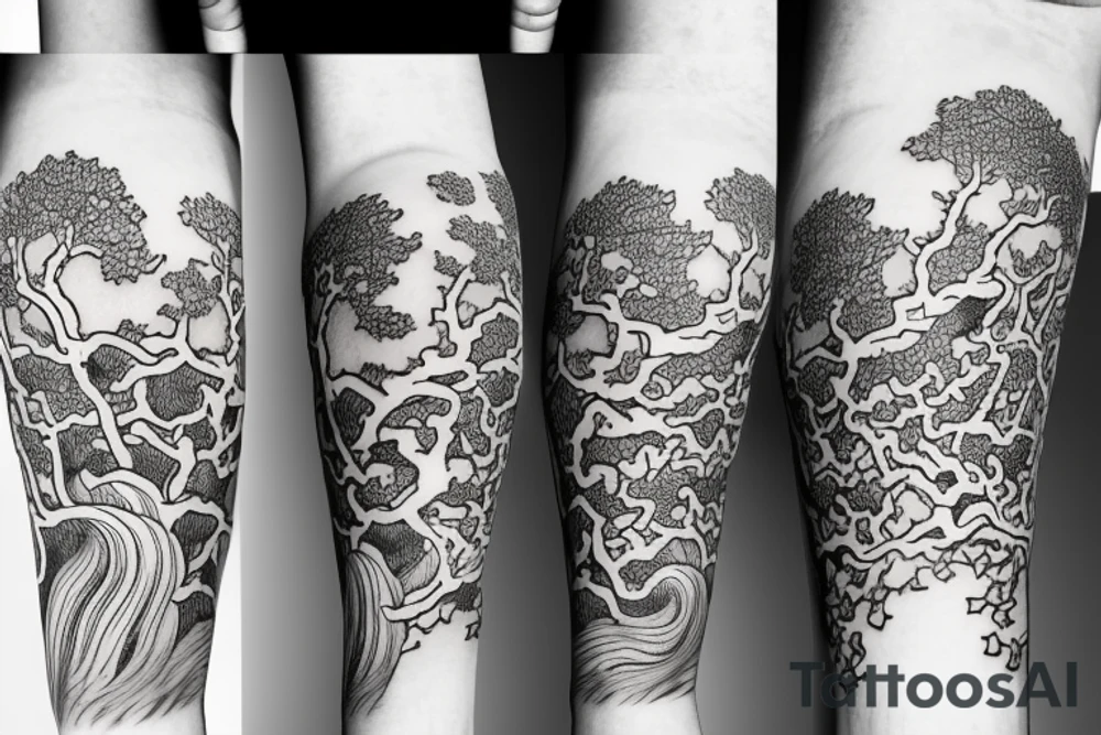 An apple tree tattoo idea