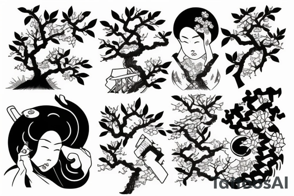An apple tree tattoo idea
