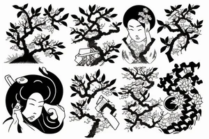 An apple tree tattoo idea