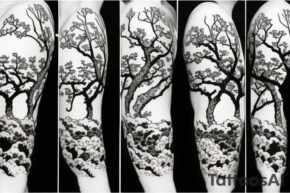 An apple tree tattoo idea