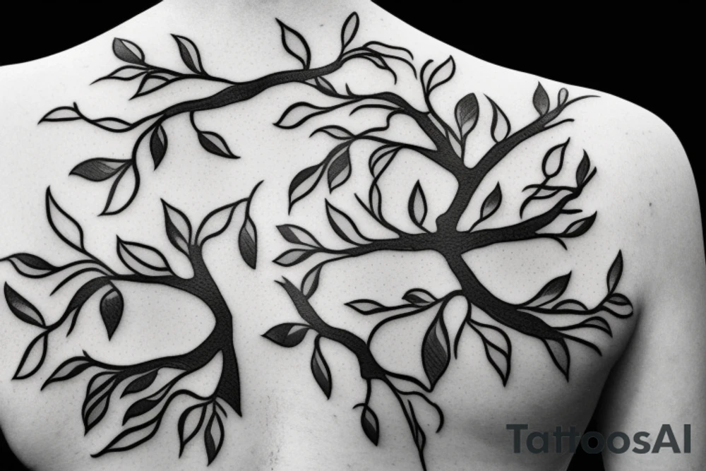 An apple tree tattoo idea