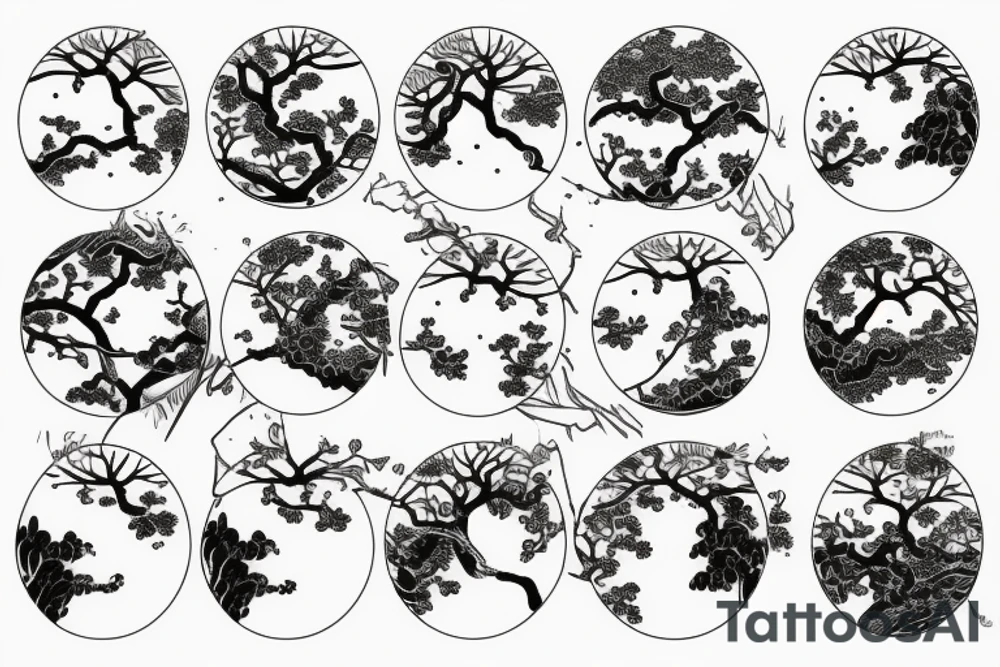 An apple tree tattoo idea