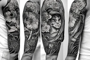 Jape she style arm sleve like John Mayer has tattoo idea