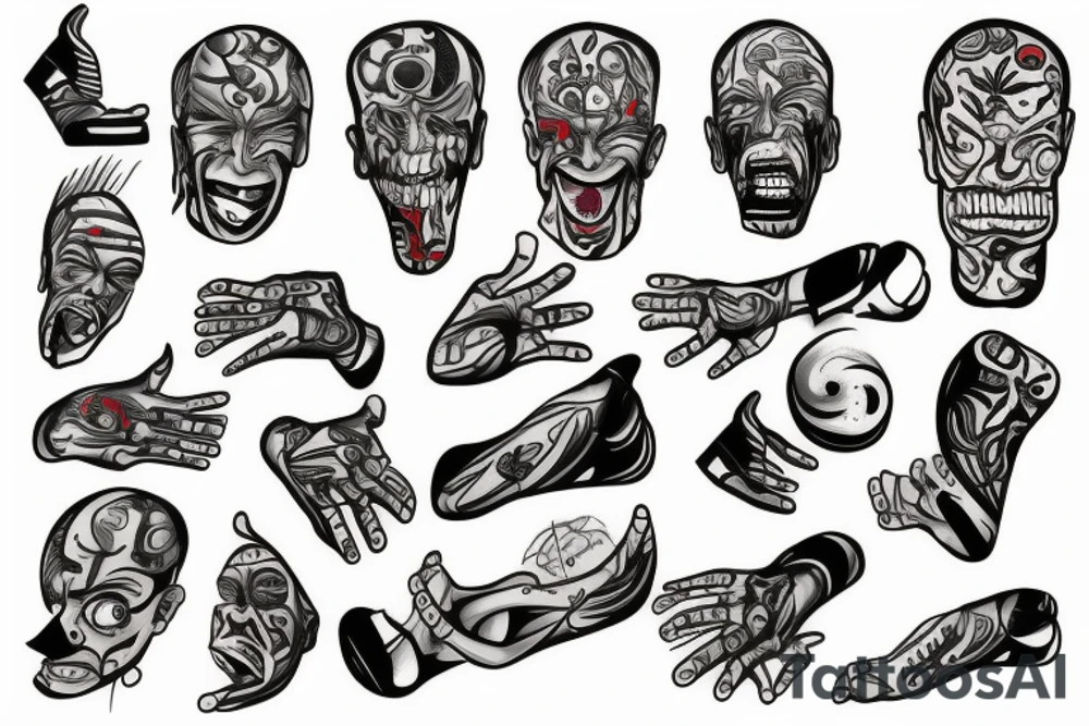 The three legs of man tattoo idea