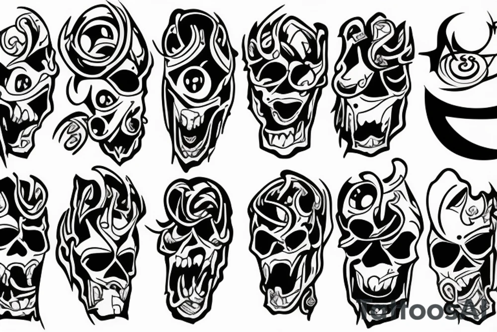 The three legs of man tattoo idea