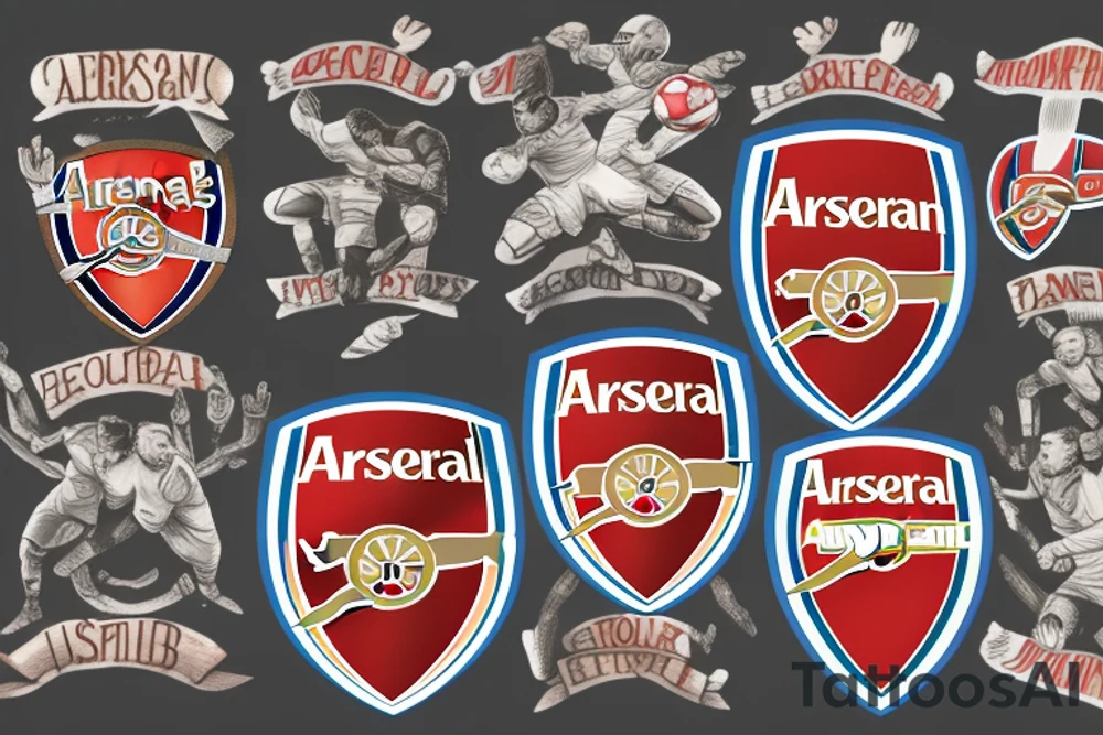 Arsenal football club tattoo idea