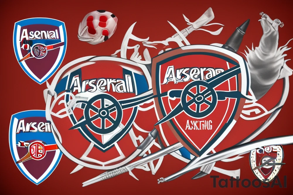 Arsenal football club tattoo idea