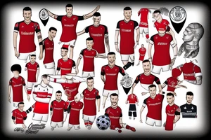 Arsenal football club tattoo idea