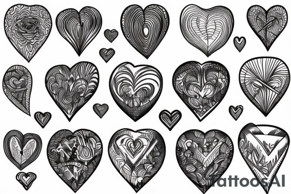 a heart tattoo idea