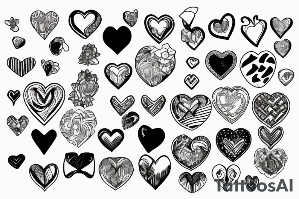 a heart tattoo idea