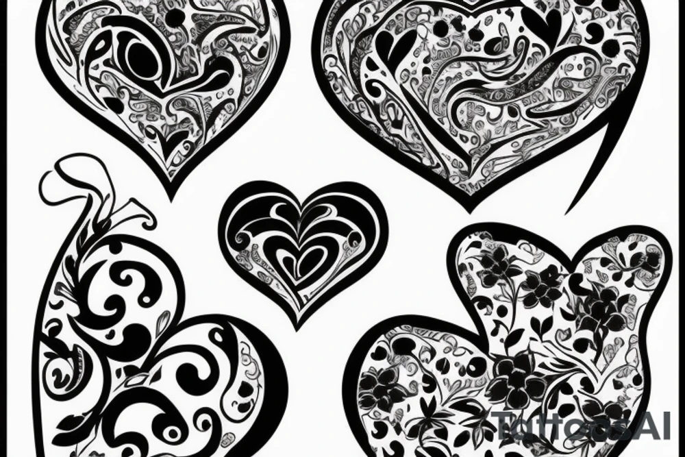 a heart tattoo idea