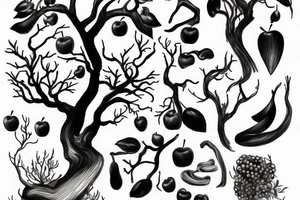 An apple tree tattoo idea