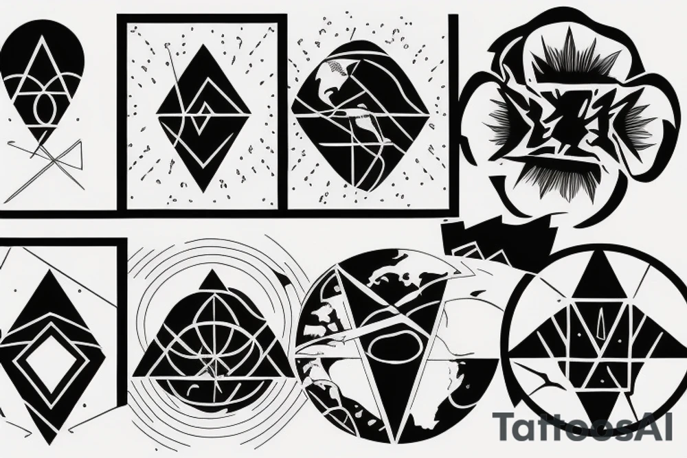 The earth tattoo idea
