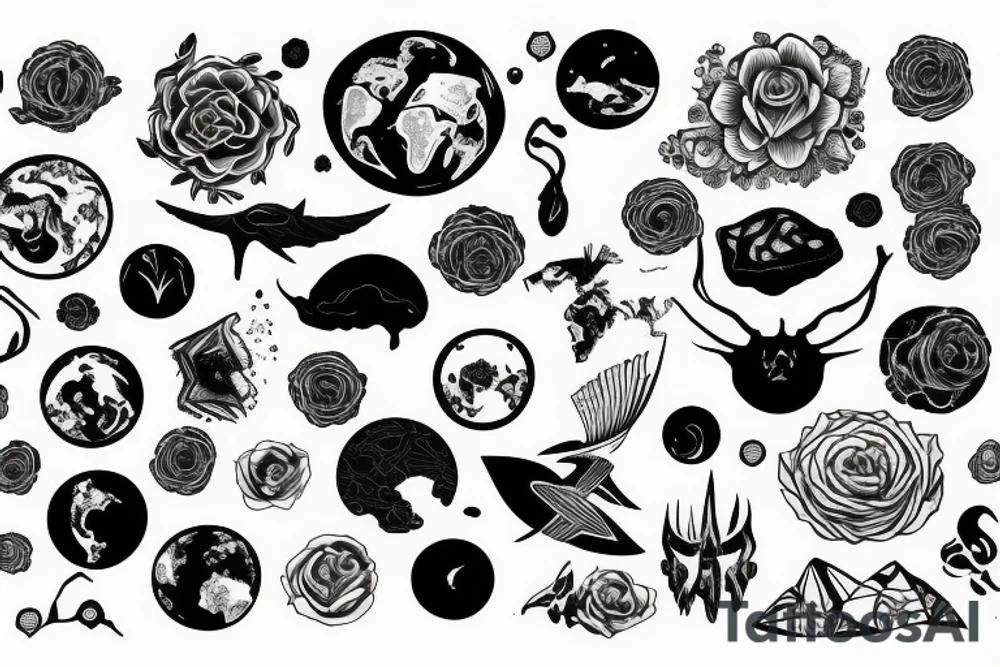 The earth tattoo idea