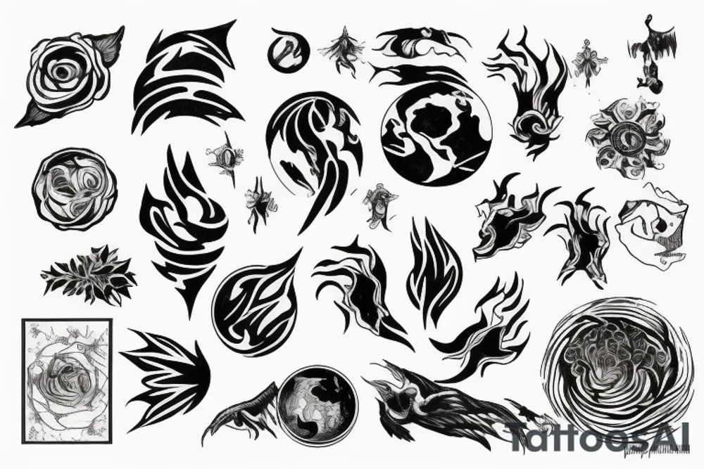 The earth tattoo idea